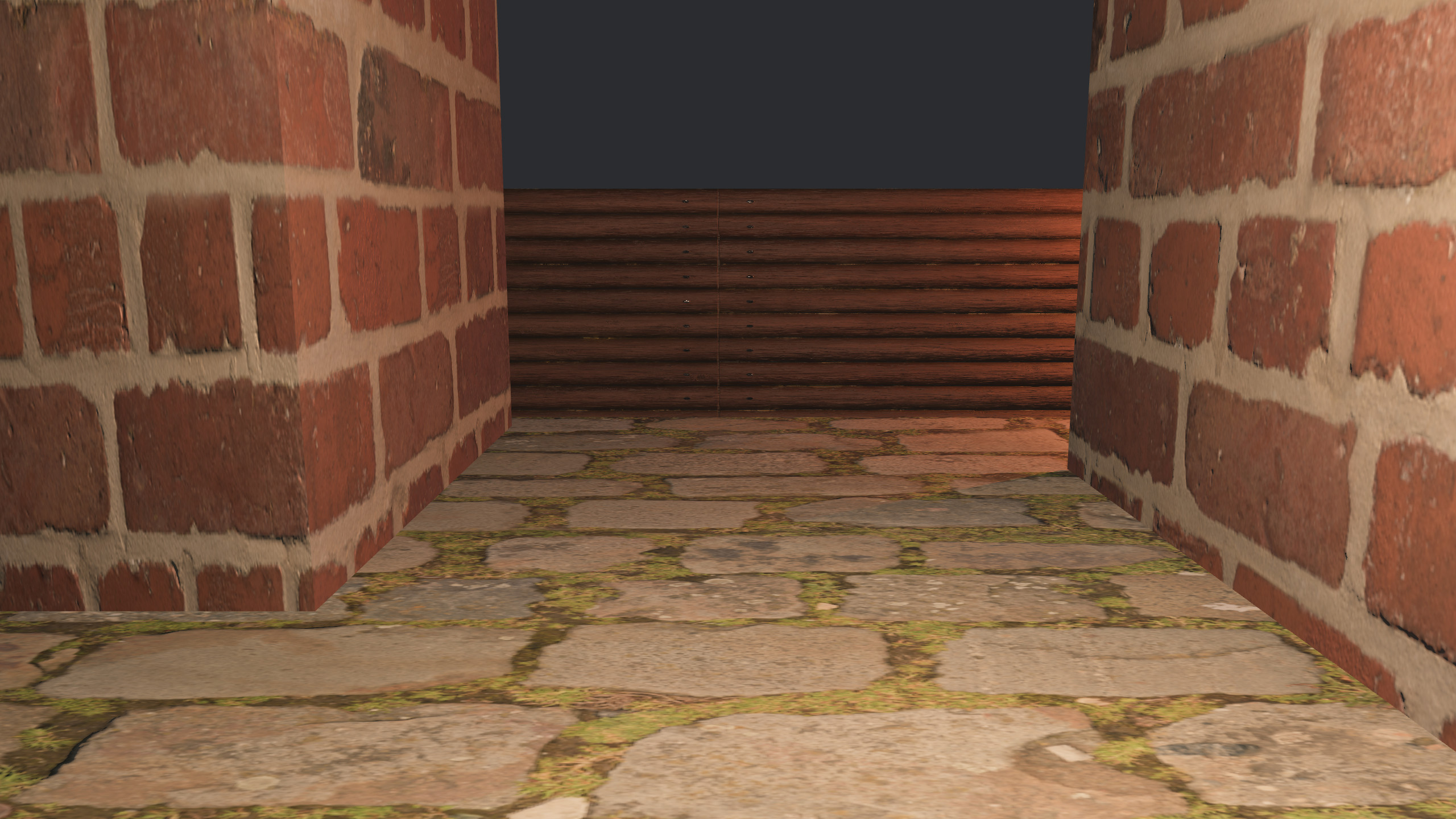 Scene with stretched textures