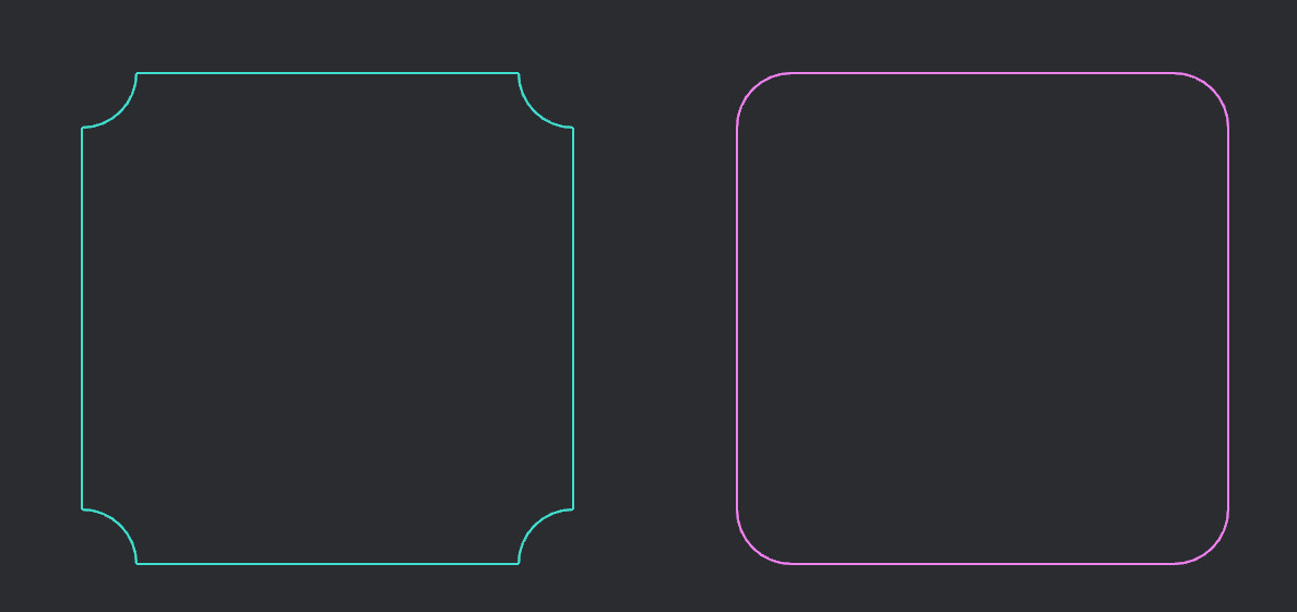 rounded gizmos rectangles